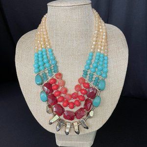 Beaded Statement Necklace